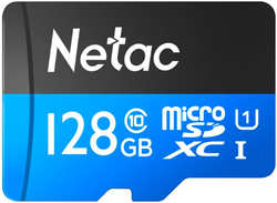 Карта памяти Netac microSDHC P500 128Gb Class10 (NT02P500STN-128G-R) + adapter