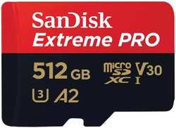 Карта памяти Sandisk Extreme microSDHC 512ГБ (SDSQXCD-512G-GN6MA) +SD адаптер