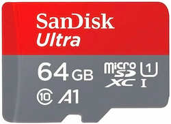 Карта памяти SanDisk microSDXС 64GB (SDSQUB3-064G-GN6MA) + адаптер