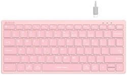 Клавиатура A4Tech Fstyler FBX51C розовый