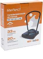 Телевизионная антенна Reflect LIVE RA-137-DX (активная, 5V, ДМВ, с б / п, 33 дБи, коробка)