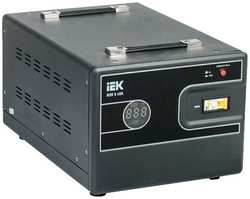 Стабилизатор напряжения IEK Hub 8кВА однофазный черный (IVS21-1-008-13)