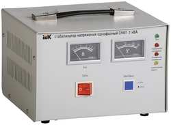 Стабилизатор напряжения IEK СНИ1 1кВА однофазный серый (IVS10-1-01000)