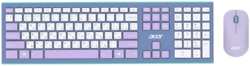 Комплект мыши и клавиатуры Acer OCC200 зелёный / фиолетовый