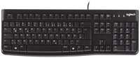 Клавиатура Logitech K120 черный USB (920-002508)