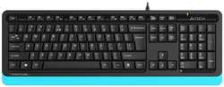 Клавиатура A4Tech Fstyler FKS10 черный / синий USB