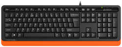 Клавиатура A4Tech Fstyler FKS10 черный / оранжевый USB