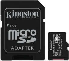 Карта памяти Kingston Canvas Select Plus microSDXC 256Gb SDCS2/256GB (+ adapter)