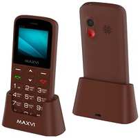 Телефон Maxvi B100ds brown