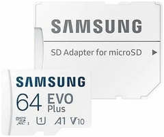 Карта памяти Samsung microSDXC 64Gb EVO Plus (MB-MC64KA / APC) +адаптер