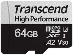 Карта памяти Transcend microSD 64GB TS64GUSD330S (без адаптера)