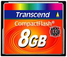 Карта памяти Transcend 8GB CompactFlash 133X TS8GCF133