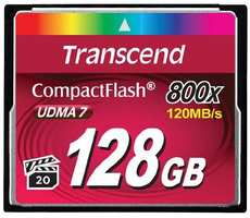 Карта памяти Transcend 128GB CompctFlash 800X TS128GCF800