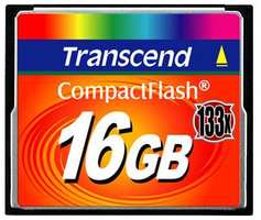 Карта памяти Transcend 16GB CompactFlash 133X TS16GCF133