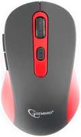 Компьютерная мышь Gembird MUSW-221-R чёрный / красный (17378)