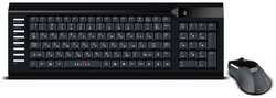 Комплект мыши и клавиатуры Oklick 220M черный