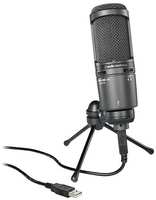 Микрофон Audio-Technica AT2020USB+ черный