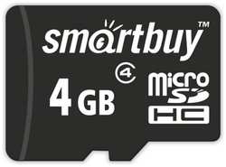 Карта памяти Smartbuy MicroSDHC 4GB Class4