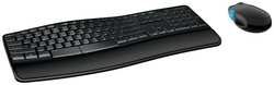 Комплект мыши и клавиатуры Microsoft Sculpt Comfort Desktop черный (L3V-00017)