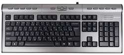 Клавиатура A4Tech KLS-7MUU USB серебристый / черный