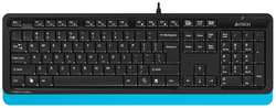 Клавиатура A4Tech Fstyler FK10 USB черный / синий