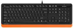 Клавиатура A4Tech Fstyler FK10 USB черный / оранжевый