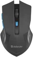 Компьютерная мышь Defender MM-275 синий (52275)