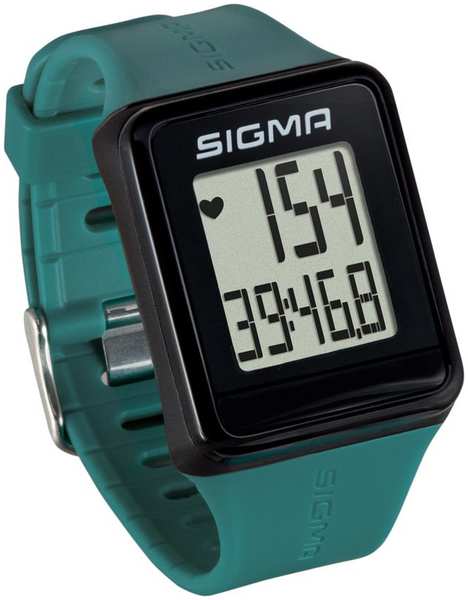 Часы спортивные SIGMA SPORT iD.GO: пульсометр, секундомер, бирюзовые, 24520 97211384