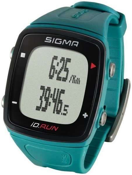 Пульсометр SIGMA iD.RUN, 6 функций, GPS, USB-кабель, до 6 часов, зелёный, pine green, SIG_24820 972884667