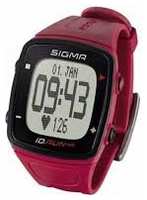 Часы спортивные SIGMA SPORT iD.RUN HR: пульсометр, красные, 24920 (УТ-00078361)