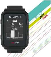 Часы спортивные SIGMA SPORT iD.TRI basic (без датчиков) чёрные, 24200