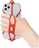 Держатель для смартфона Bone Collection RUN TIE HANDHELD, силикон, на кисть руки, для 4.7'-7,2', красный, 07-200321 (УТ-00220891)