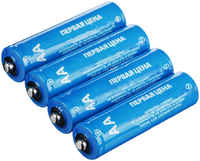 Батарейки, 4 шт, солевые, тип АА (R6), плёнка, Убойная цена ″Super heavy duty″ 925-050