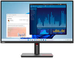 Монитор Lenovo ThinkVision T27p-30, 27″, 3840x2160, 60 Гц, IPS