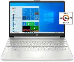 Ноутбук HP 15-ef1001wm 15.6″ FullHD 4ГБ/128ГБ Athlon 3050U, серебряный, английская клавиатура