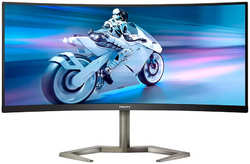 Монитор игровой изогннутый Philips Evnia 34M1C5500V, 34″, 3440x1440, 165 Гц, VA